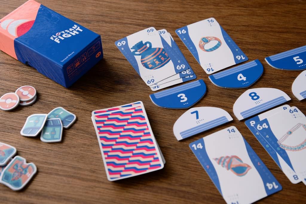 Oink Games "Flotsam Fight Card Game • Funny Tactical Adventure Game From Japan • Family Games For Adults And Children (8 Year Olds+) • Strategy Game