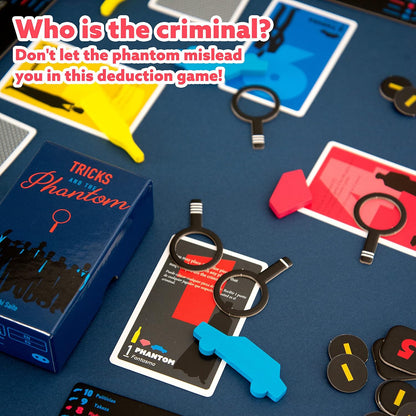 Oink Games "Tricks And The Phantom Crime Game • Mystery Thriller Card Game For Adults & Children • Smart Family Games • 9 Year Olds +