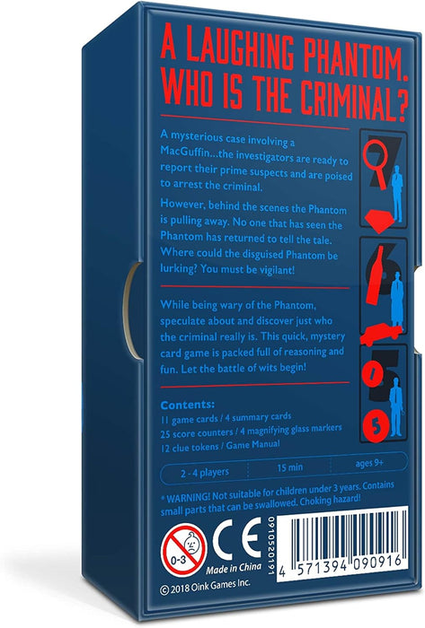 Oink Games "Tricks And The Phantom Crime Game • Mystery Thriller Card Game For Adults & Children • Smart Family Games • 9 Year Olds +