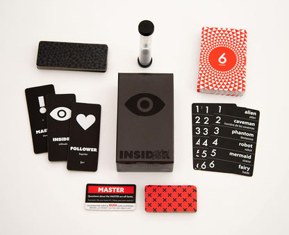 Oink Games "Insider Black Guessing Game for Kids & Adults • The Rigged Quiz • Deductive Board Games for Friends and Family Games • 9 Year Olds +