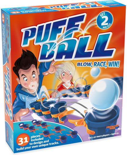Drumond Park Puff Ball 2 Kinder-Actionspiel – mittlere Größe | Familien-Brettspiele für Kinder | Kinder-Actionspiel geeignet für Jungen und Mädchen im Alter von 6 7 8 9+ Jahren