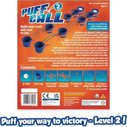 Drumond Park Puff Ball 2 Kinder-Actionspiel – mittlere Größe | Familien-Brettspiele für Kinder | Kinder-Actionspiel geeignet für Jungen und Mädchen im Alter von 6 7 8 9+ Jahren