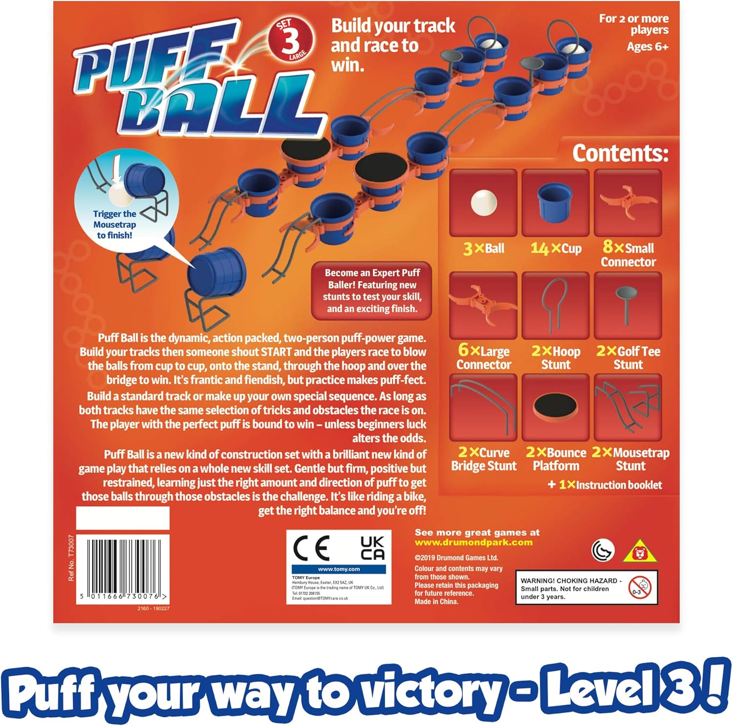 Drumond Park T73007EN Puff Ball Action, Board Game, Multicoloured