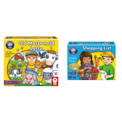 Orchard Toys Old Macdonald Lotto Game & Shopping List Game