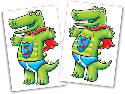 Orchard Toys Crocodile Snap Mini Game, Small and Compact, Travel Game, Holiday Game, Classic Game, Perfect for Kids Age 3-8, Ideal Stocking Filler