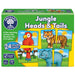 Orchard Toys Jungle Heads and Tails Game, Educational Game, 2 in 1 Activity, Educational Memory Game, Age 18 months, Educational Toy