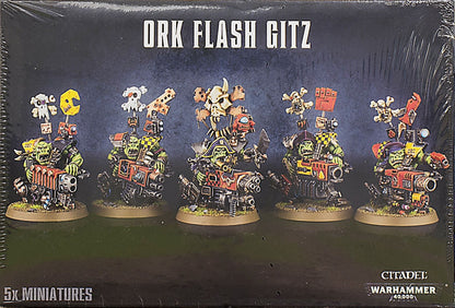 Games Workshop 99120103033" Warhammer 40,000" Ork Flash Gitz Action Figure, Black