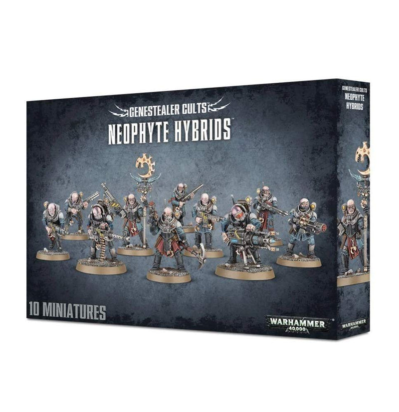 Games Workshop 99120117004" Warhammer 40,000 Gene Stealer Cults Neophyte Hybrids Action Figure, Black