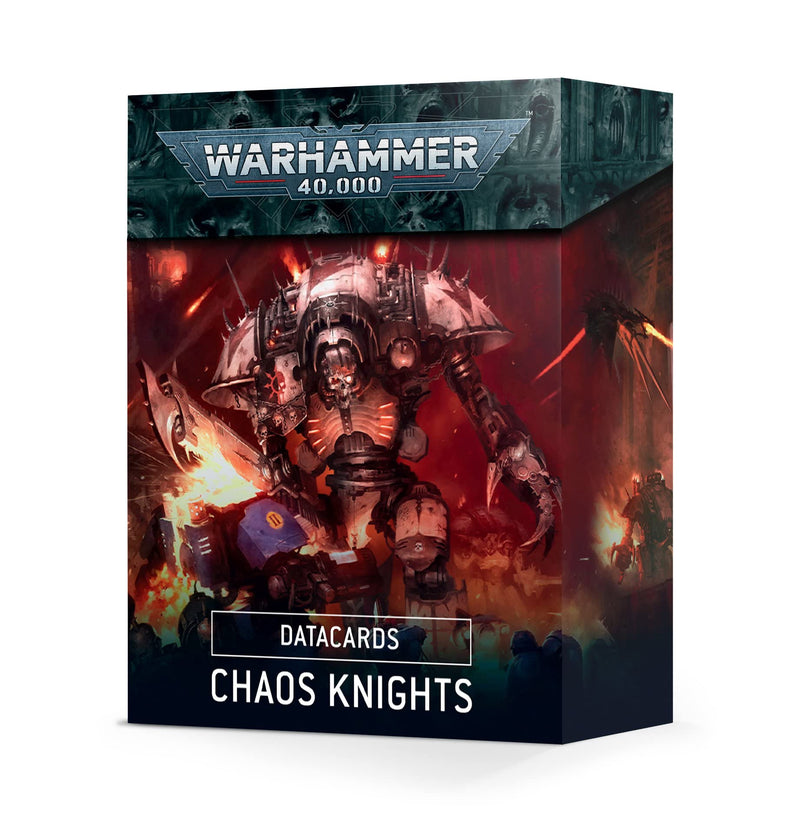 Games Workshop Warhammer 40k - Datacards V.9 Chaos Knights (En