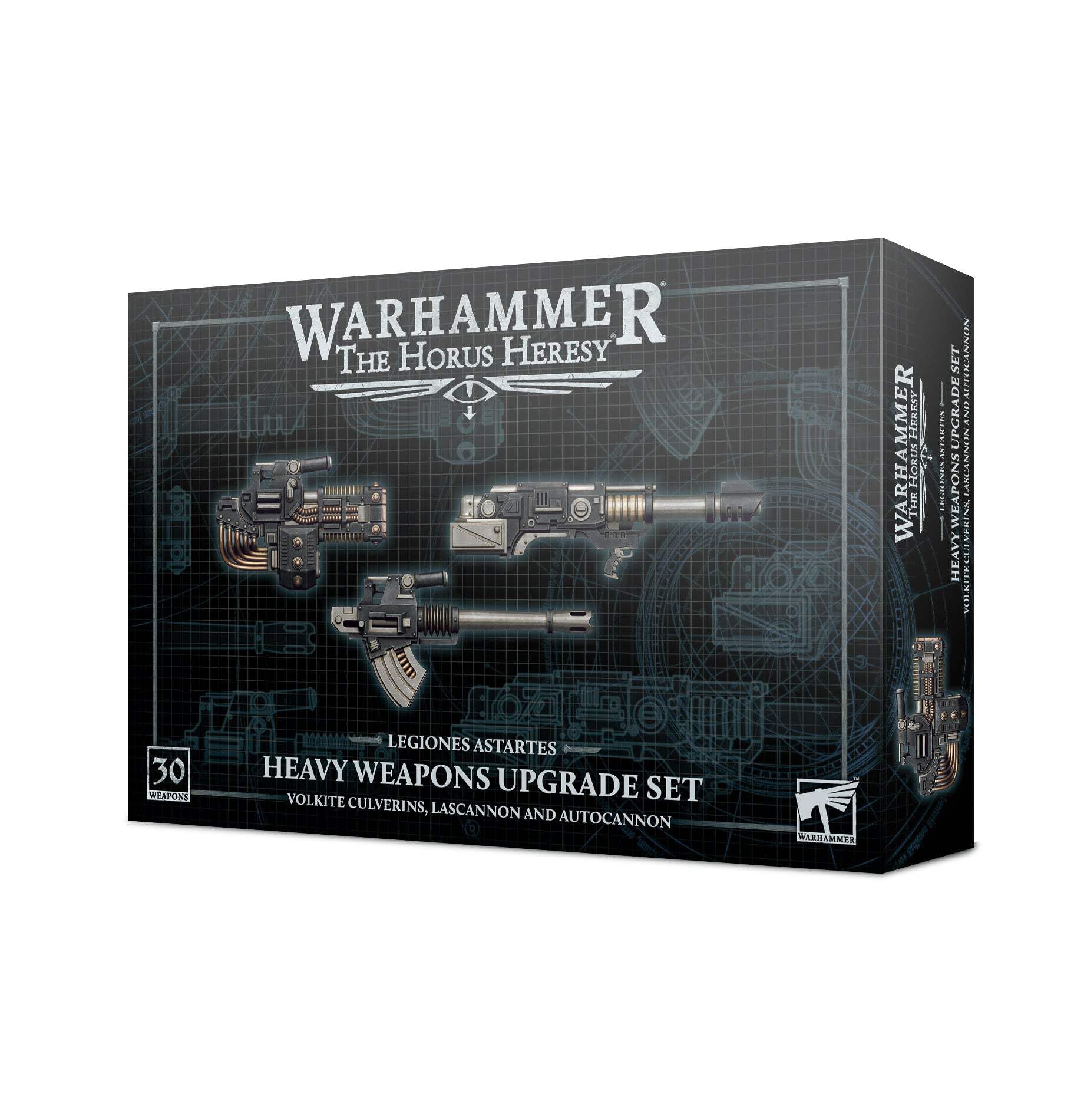 Games Workshop - Warhammer - Horus Heresy - Legiones Astartes: Heavy Weapons Upgrade Set – (Volkite Culverins, Lascannons and Autocannons