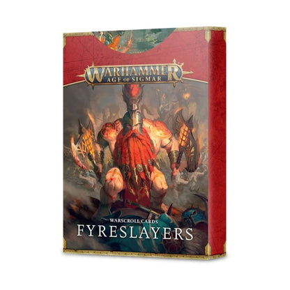 Games Workshop - Age of Sigmar - WARSCROLL CARDS: Fyreslayers (2022 Edition