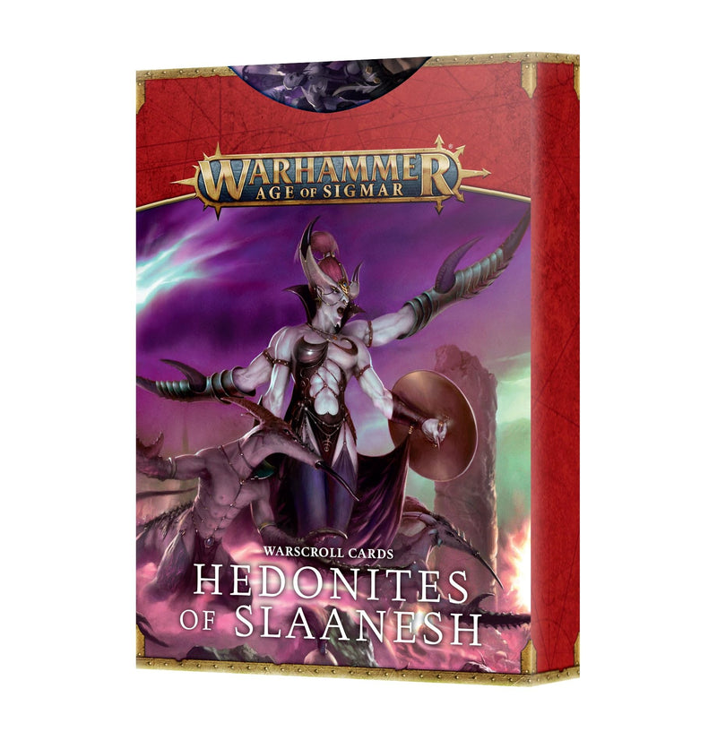Games Workshop - Warhammer AoS - Warscroll Cards: Hedonites of Slaanesh (2023