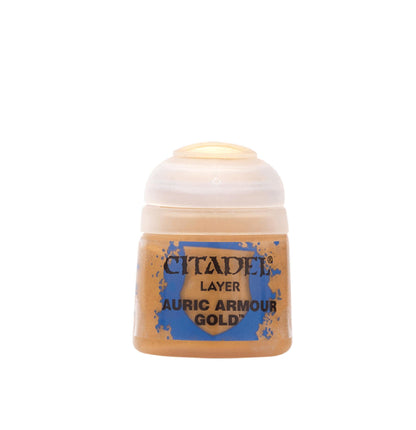 Games Workshop Warhammer Citadel Layer Paint Auric Armour Gold 12ml