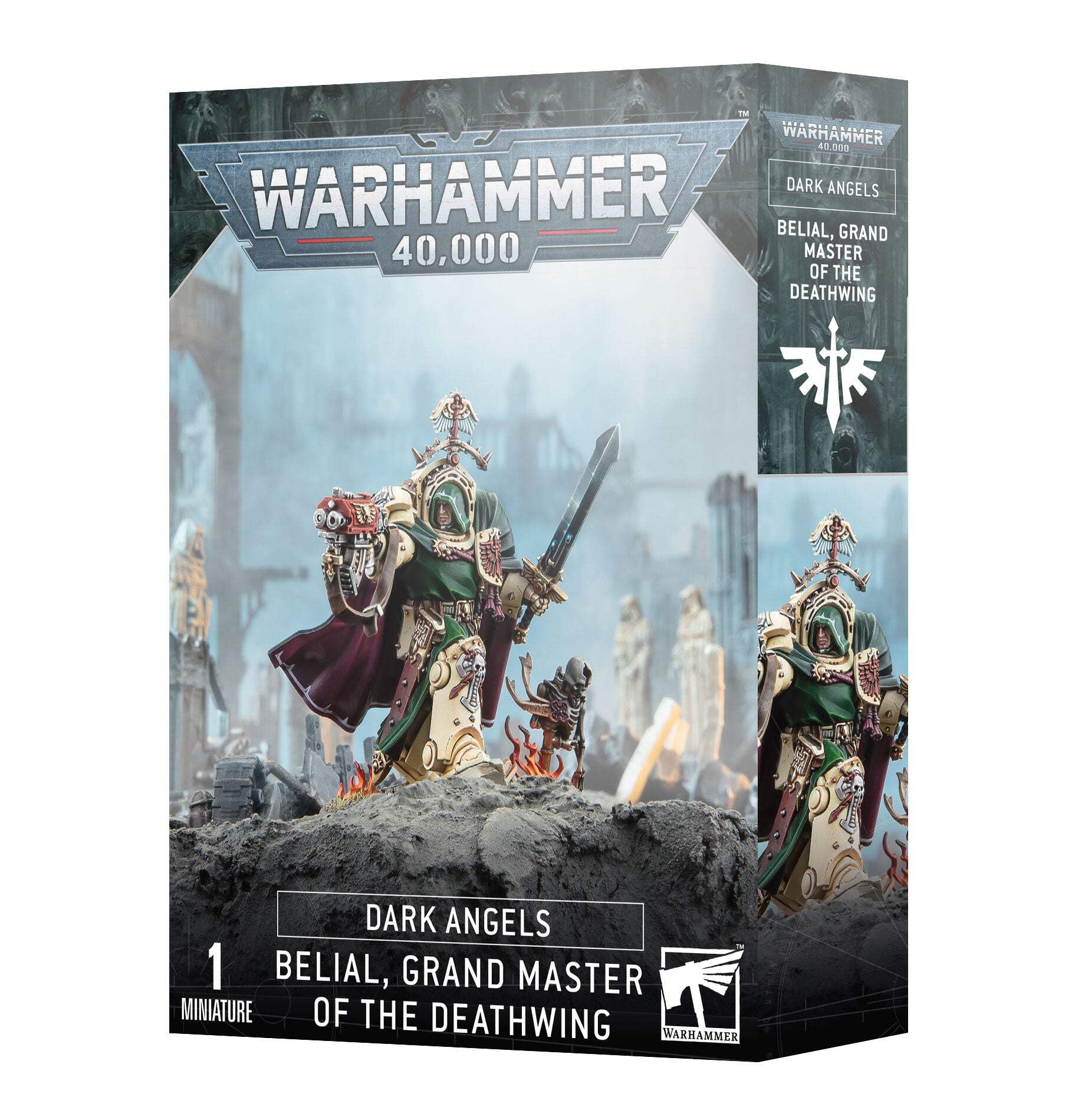 Games Workshop - Warhammer 40,000 - Dark Angels: Belial Grand Master Of The Deathwing, Black