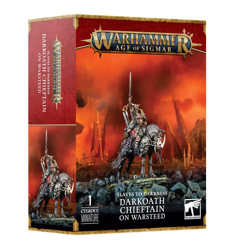 Games Workshop - Warhammer - Age of Sigmar - Slaves to Darkness: Darkoath Chieftain on Warsteed
