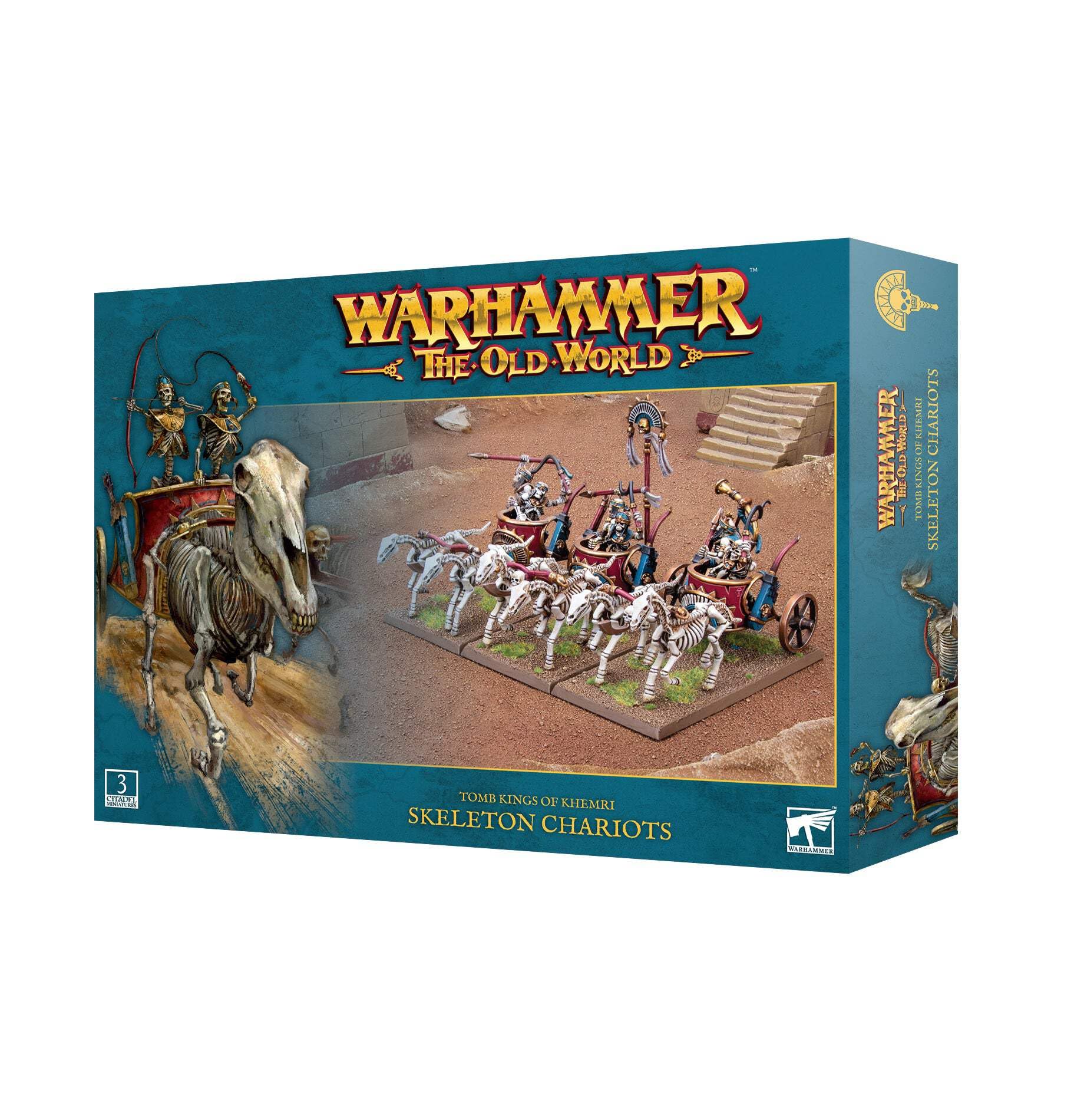 Games Workshop - Warhammer - The Old World: Tomb Kings Of Khemri - Skeleton Chariots