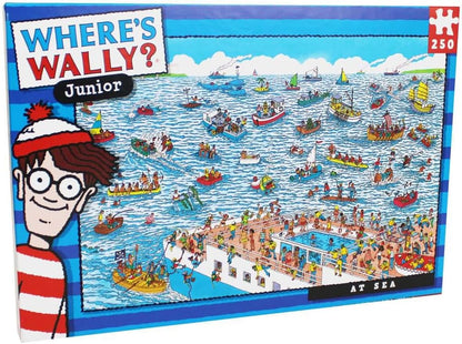 Paul Lamond Where’s Wally The Last Day of The Aztecs Puzzle (1000-Piece) & Where's Wally At sea Puzzle (250-Piece)