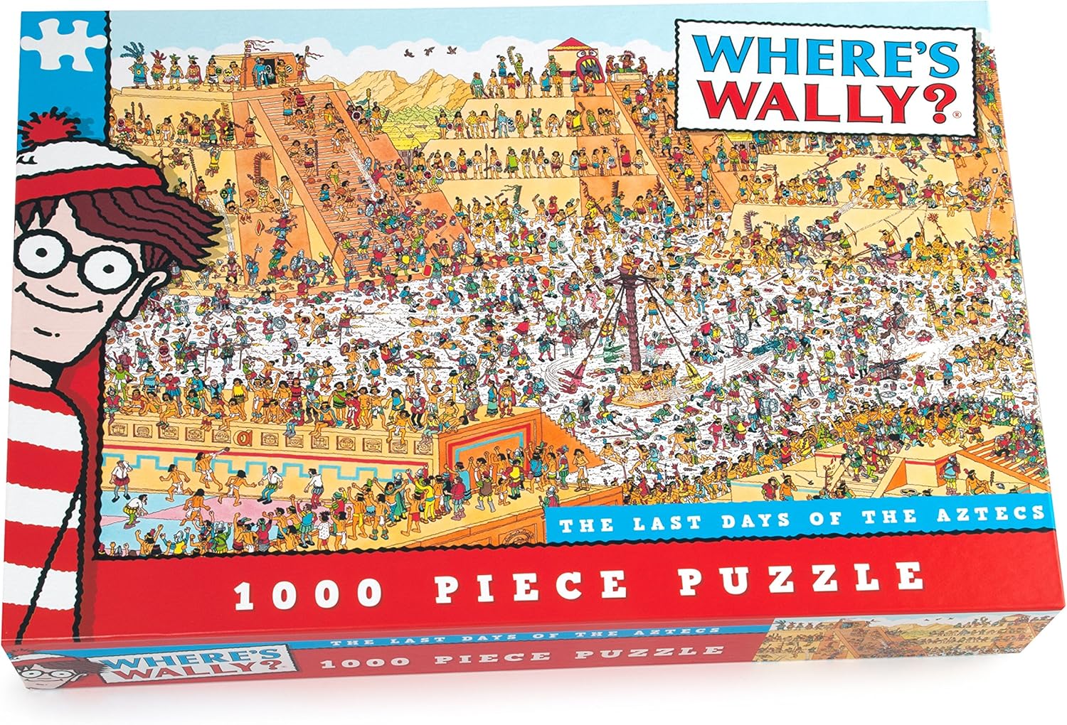 Paul Lamond Where’s Wally The Last Day of The Aztecs Puzzle (1000-Piece) & Where's Wally At sea Puzzle (250-Piece)