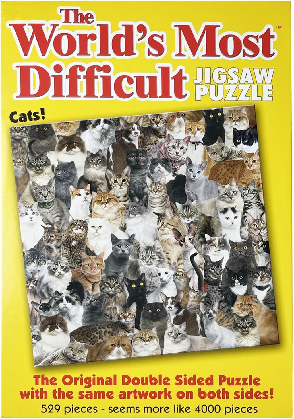 Paul Lamond 5995'The World’s Most Difficult Jigsaws/Cats' Puzzle (529-Piece