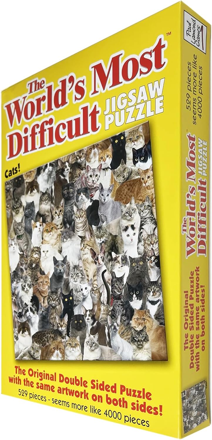 Paul Lamond 5995'The World’s Most Difficult Jigsaws/Cats' Puzzle (529-Piece