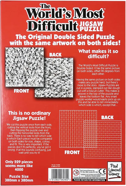 Paul Lamond Games Worlds Most Difficult Jigsaw Puzzle Dalmatians, white and black
