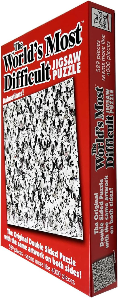 Paul Lamond Games Worlds Most Difficult Jigsaw Puzzle Dalmatians, white and black