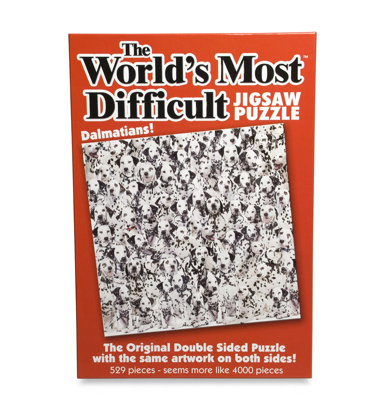 Paul Lamond Games Worlds Most Difficult Jigsaw Puzzle Dalmatians, white and black