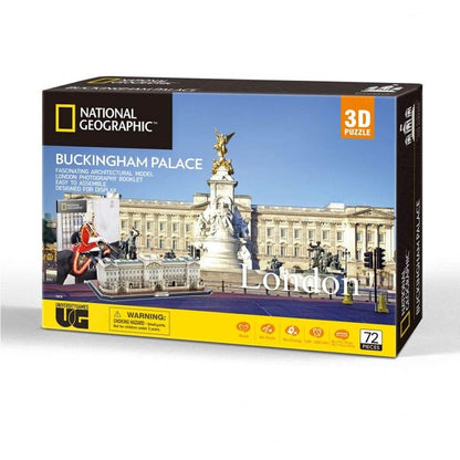 University Games 7675 National Geographic Buckingham Palace 3D Puzzle, Multicolored