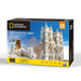 University Games 7685 National Geographic Westminster Abbey 3D Puzzle, Multicolored