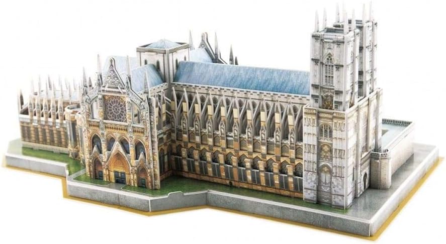 University Games 7685 National Geographic Westminster Abbey 3D Puzzle, Multicolored