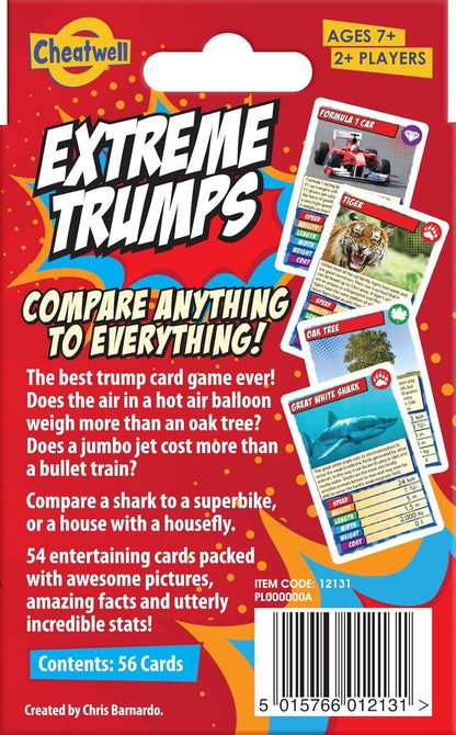 Cheatwell Games Extreme Trumps Card Game