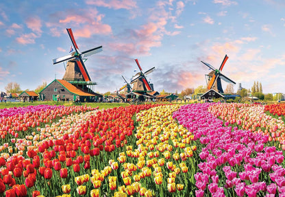 Cheatwell Games World's Smallest 1000 Piece Puzzle Dutch Windmills