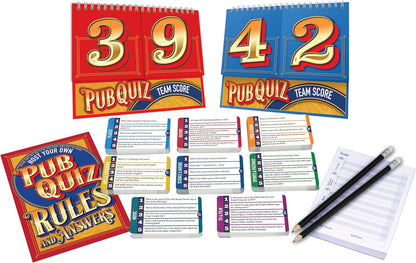 Cheatwell Games Host Your Own Pub Quiz - 2000 Trivia Questions Written For British Pub Quizzers - With Score Chart, Answer Pads & Pencils, ages 14+