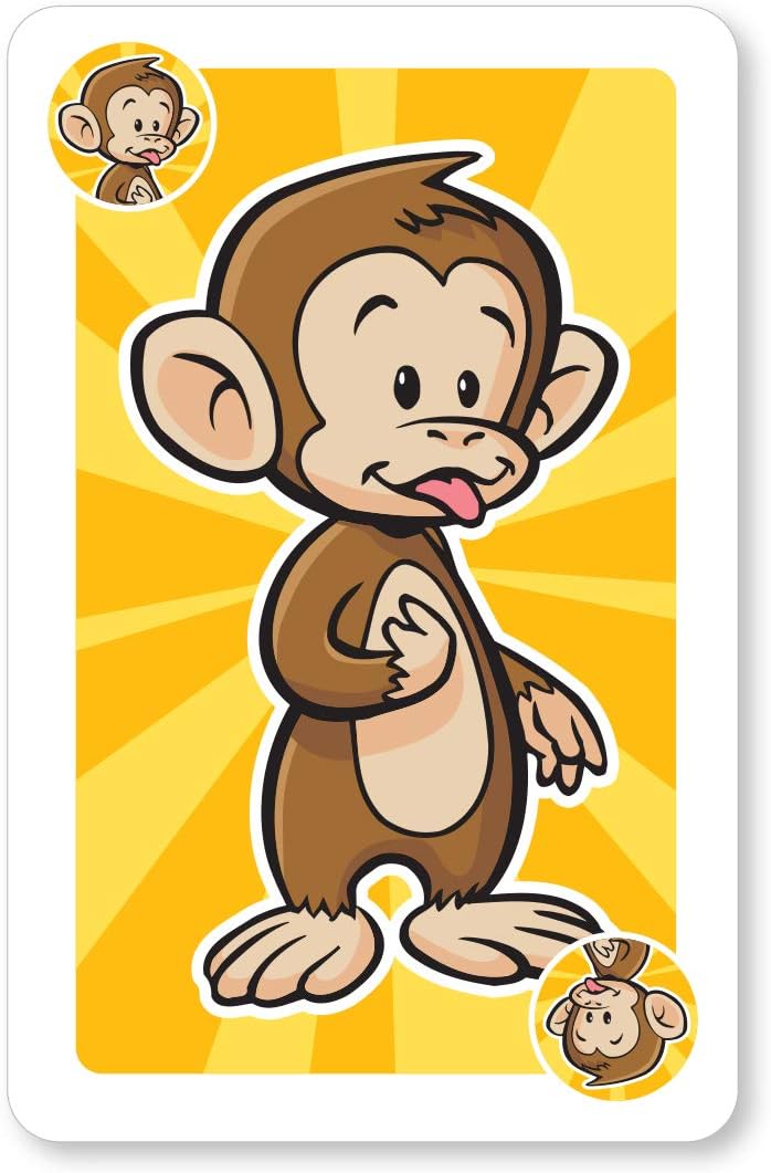 Cheatwell Games Go Nuts! Travel Card Game for Kids - Twist on Go Fish - Act Out Monkey Picture on Card - Ages 4 and Up
