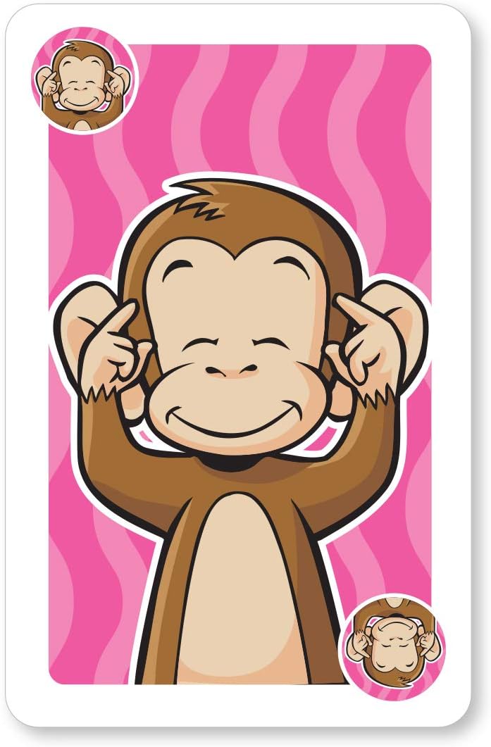 Cheatwell Games Go Nuts! Travel Card Game for Kids - Twist on Go Fish - Act Out Monkey Picture on Card - Ages 4 and Up