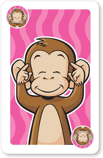 Cheatwell Games Go Nuts! Travel Card Game for Kids - Twist on Go Fish - Act Out Monkey Picture on Card - Ages 4 and Up