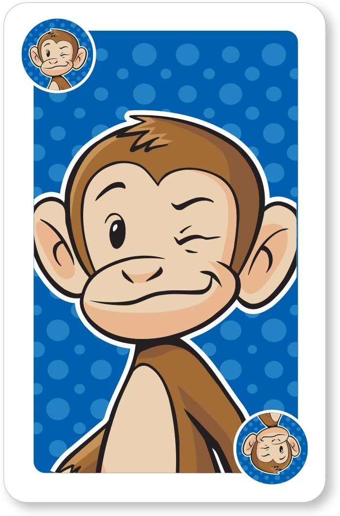 Cheatwell Games Go Nuts! Travel Card Game for Kids - Twist on Go Fish - Act Out Monkey Picture on Card - Ages 4 and Up