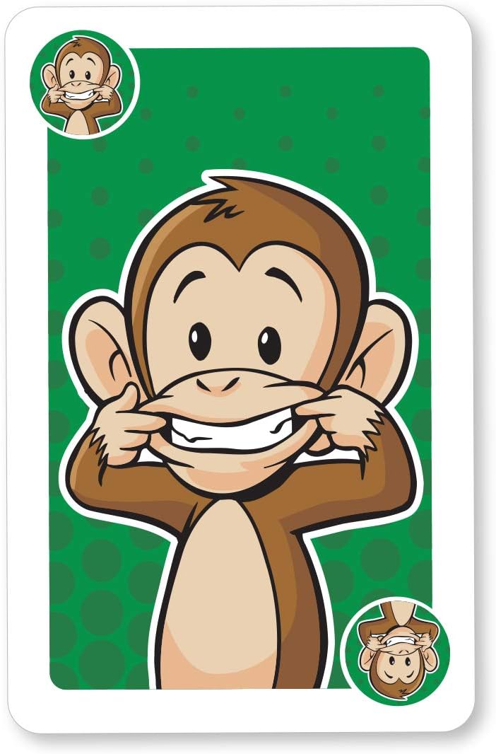 Cheatwell Games Go Nuts! Travel Card Game for Kids - Twist on Go Fish - Act Out Monkey Picture on Card - Ages 4 and Up
