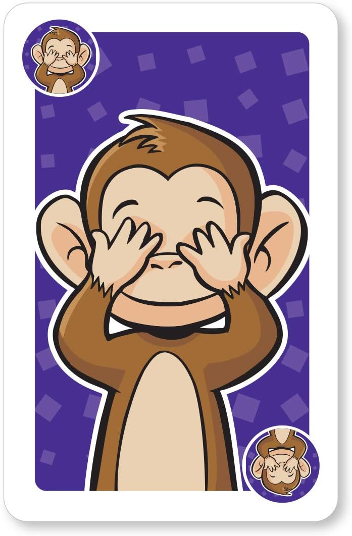 Cheatwell Games Go Nuts! Travel Card Game for Kids - Twist on Go Fish - Act Out Monkey Picture on Card - Ages 4 and Up
