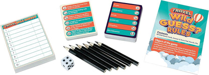 Cheatwell Games Travel Wild Guess - Quiz Games - Trivia Quiz - Kids Games - Games for Adults - Great Travel Games and Road Trip Games