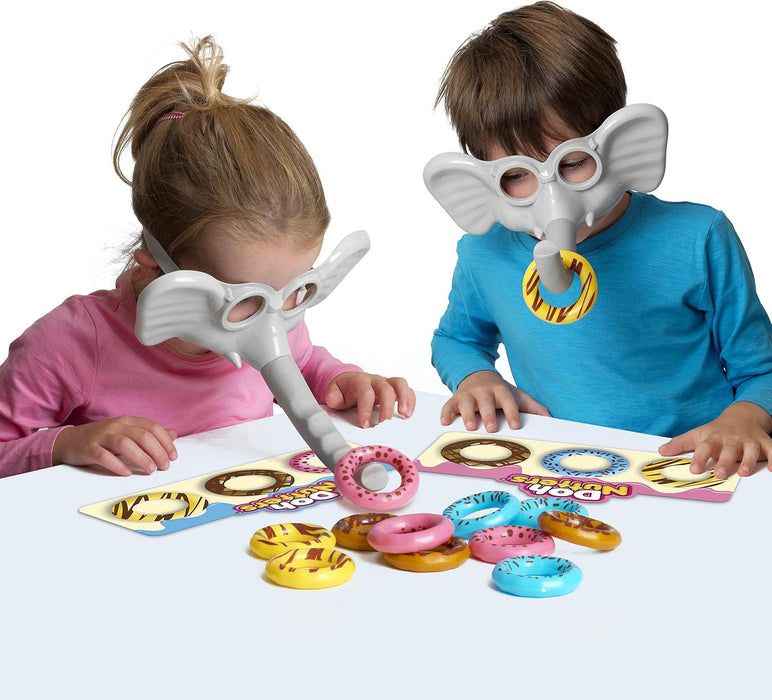 Ideal , Doh Nutters: The elefantastic Game of Picking up Doughnuts!, Kids Games, for 2-4 Players, Ages 4+