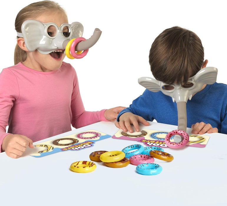 Ideal , Doh Nutters: The elefantastic Game of Picking up Doughnuts!, Kids Games, for 2-4 Players, Ages 4+