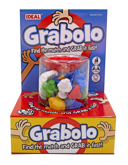IDEAL, Grabolo: Find The Match and Grab it Fast Reaction Game!, Quick Play Family Game, For 3-6 Players, Ages 4+