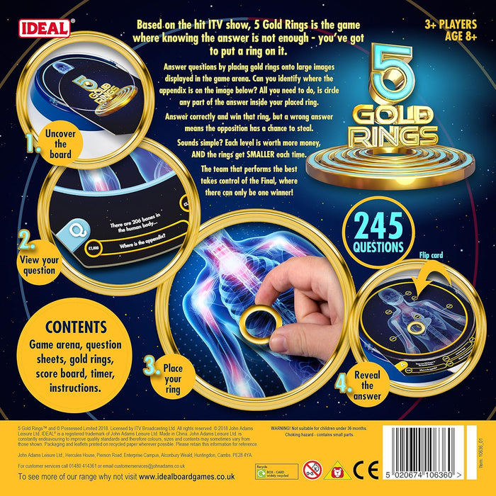 Five Gold Rings Board Game from Ideal