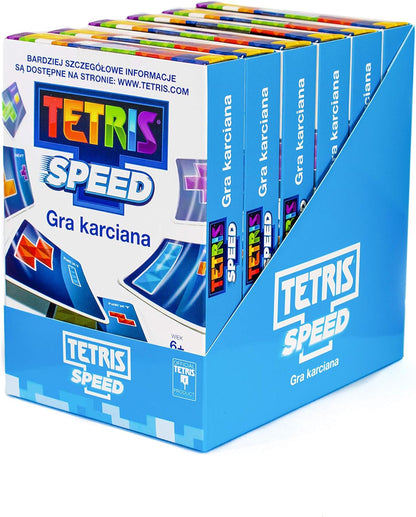 IDEAL | Tetris Speed: Tetris based card game | Card Game | Tetris | For 2-8 Players | Ages 6+