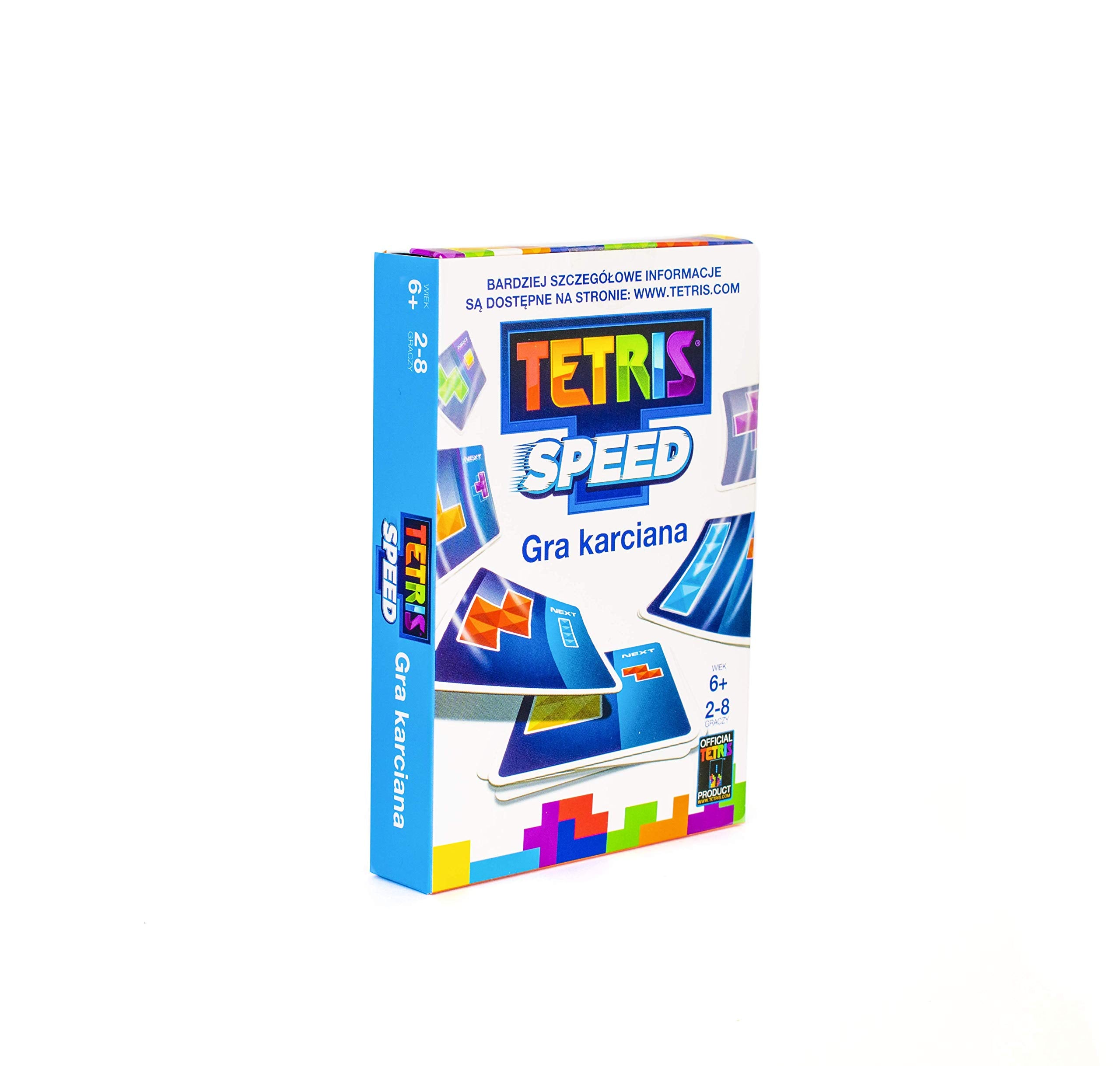 IDEAL | Tetris Speed: Tetris based card game | Card Game | Tetris | For 2-8 Players | Ages 6+