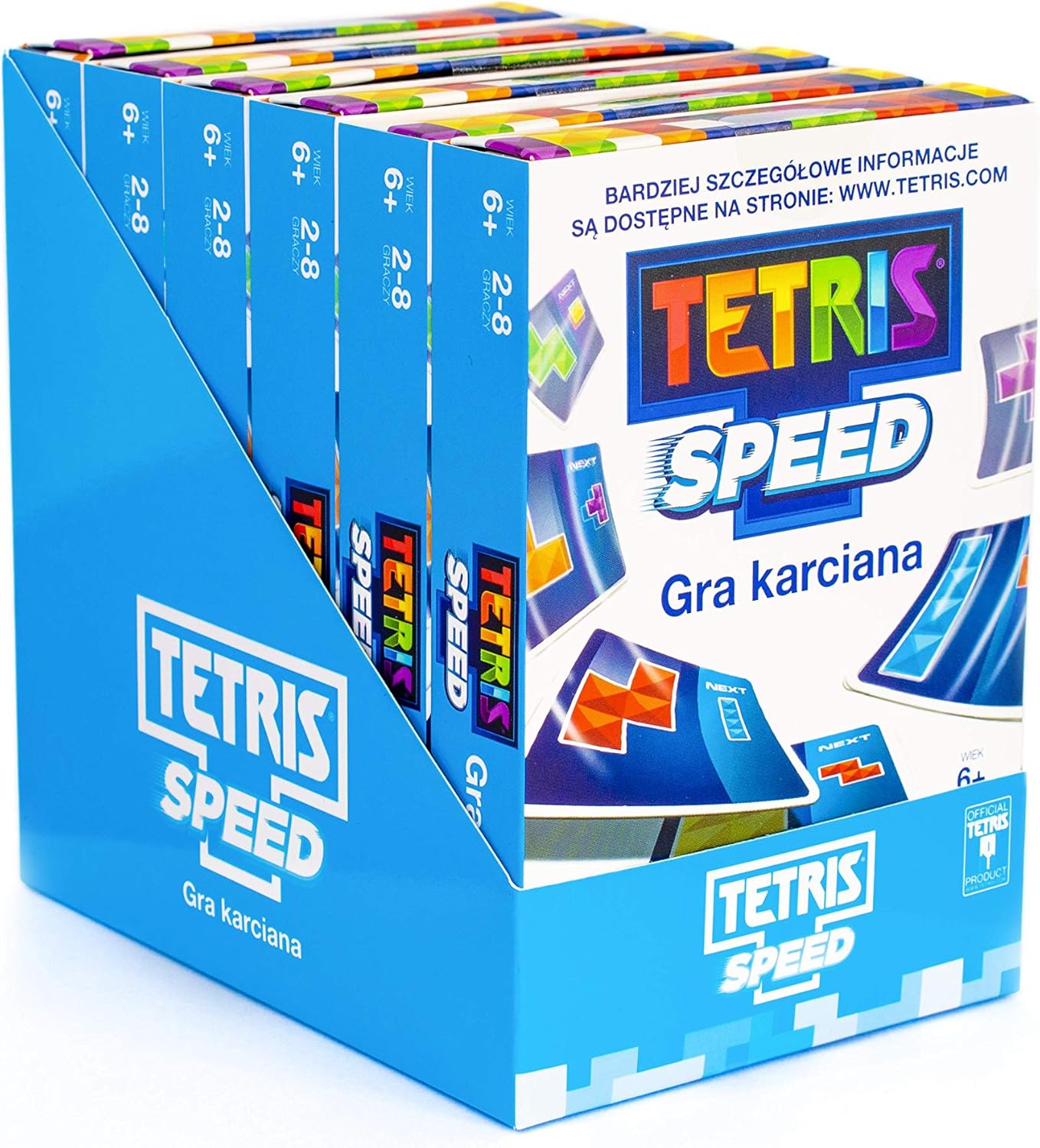 IDEAL | Tetris Speed: Tetris based card game | Card Game | Tetris | For 2-8 Players | Ages 6+