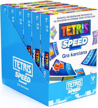 IDEAL | Tetris Speed: Tetris based card game | Card Game | Tetris | For 2-8 Players | Ages 6+