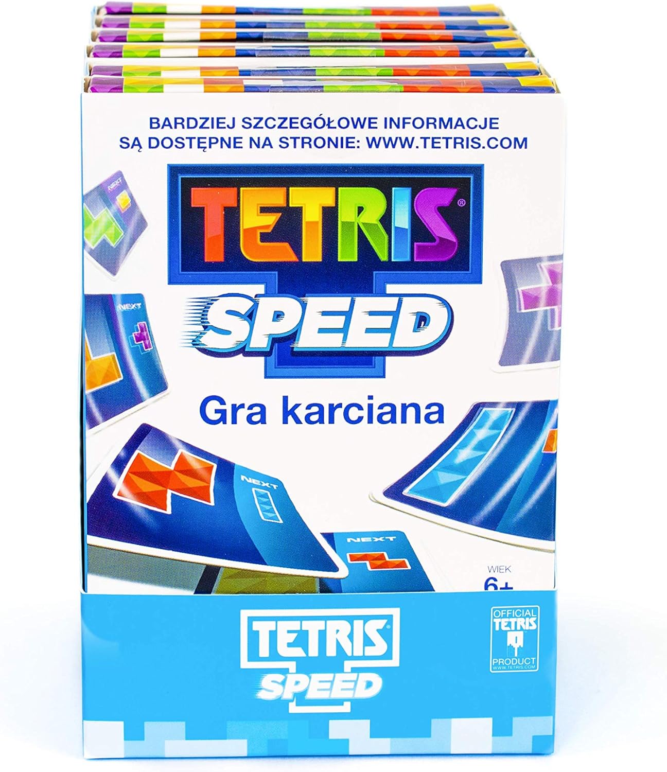 IDEAL | Tetris Speed: Tetris based card game | Card Game | Tetris | For 2-8 Players | Ages 6+
