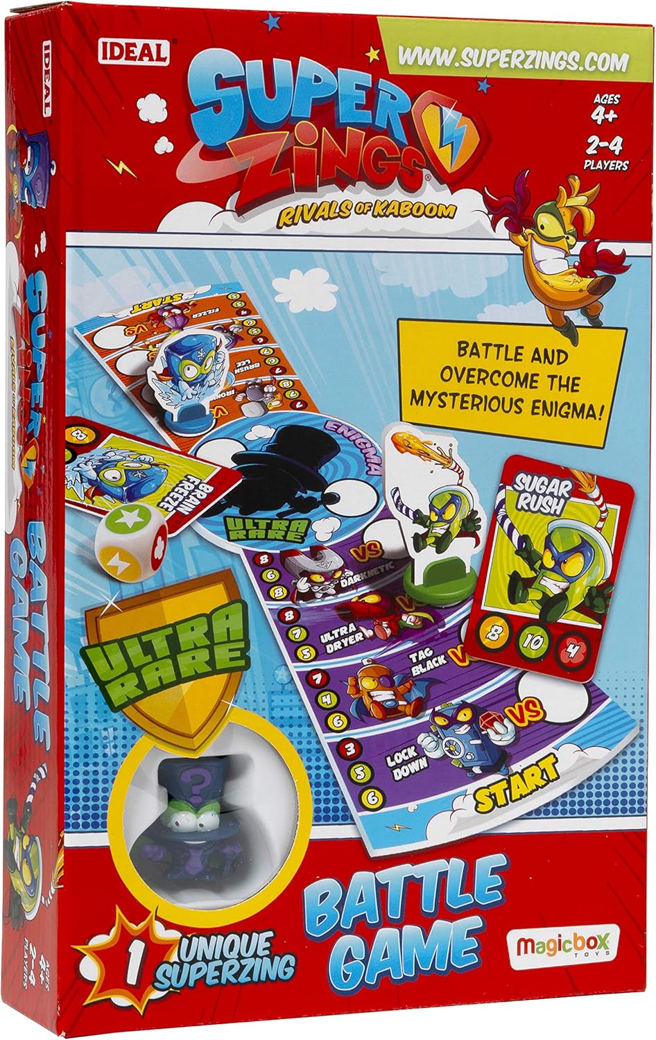 John Adams 10748 SuperZings Battle Game, multicolor
